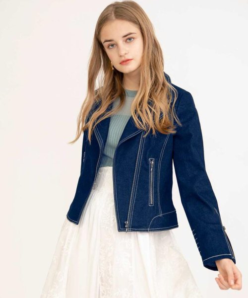 セール デニムライダースジャケット アンドクチュール And Couture Magaseek セール デニムライダースジャケット アンドクチュール And Couture Magaseek