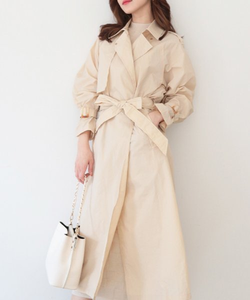 ワッシャーナイロントレンチコート アンビエント Ambient Magaseek ワッシャーナイロントレンチコート アンビエント Ambient Magaseek