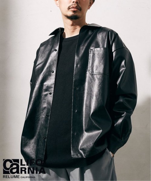セール California フェイクレザーシャツ ジャーナルスタンダード レリューム メンズ Journal Standard Relume Men S Magaseek