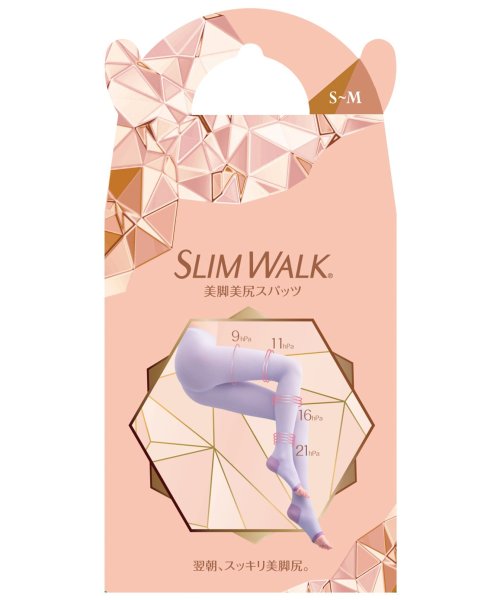 SLIM WALK(スリムウォーク)/スリムウォーク 美脚美尻スパッツ ラベンダー S－M/その他