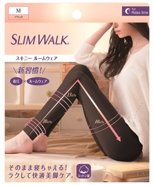 SLIM WALK(スリムウォーク)/スリムウォーク スキニールームウェア ブラックM/その他