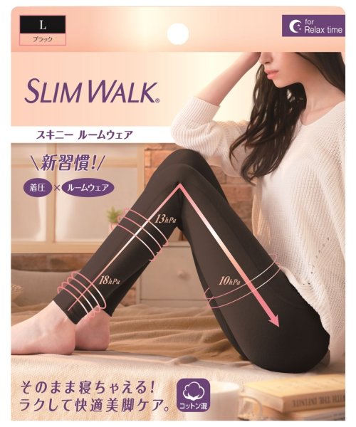 SLIM WALK(スリムウォーク)/スリムウォーク スキニールームウェア ブラックL/その他