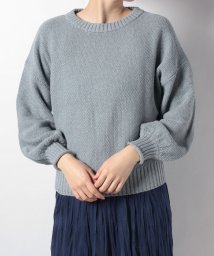 en recre(アン レクレ　)/【BRAHMIN】長袖ニットプルオーバー/サックス