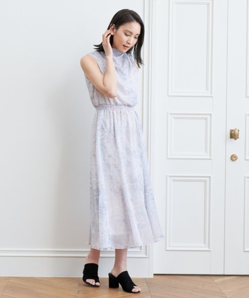 セール ボカシボタニカルドレープワンピース アナイ Anayi Magaseek