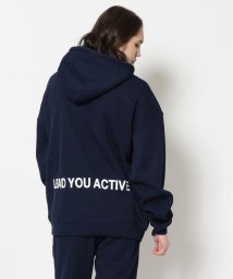 RoyalFlash(ロイヤルフラッシュ)/SY32 by SWEETYEARS /エスワイサーティトゥバイ スィートイヤーズ /QUARTER FACE HOODIE/NAVY