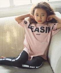 ANAP KIDS(アナップキッズ)/オーガニックTシャツ+レギンスSET/ピンク