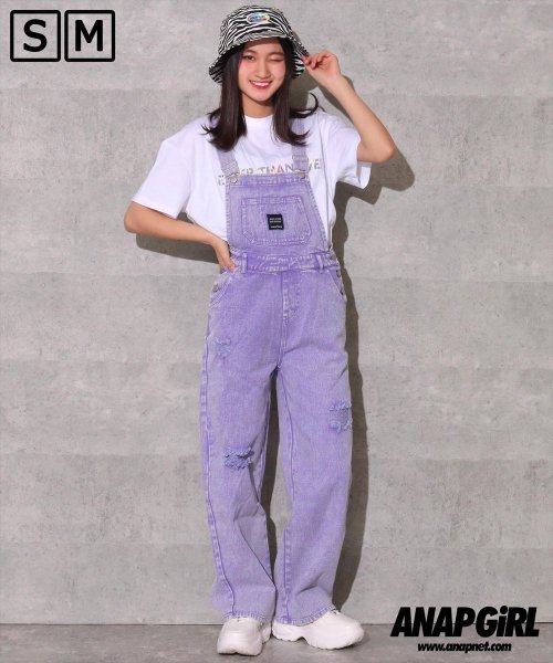 セール ケミカルクラッシュサロペット アナップガール Anap Girl Magaseek