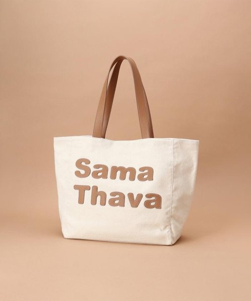 Samantha Thavasa(サマンサタバサ)/サマンサタバサパッチワークトート/キャメル