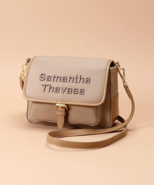 Samantha Thavasa(サマンサタバサ)/サマンサドゥジュール ナイロンショルダーバッグ/ベージュ