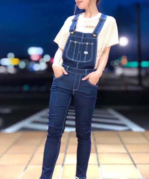 リー スキニーオーバーオール Lee Lee Magaseek