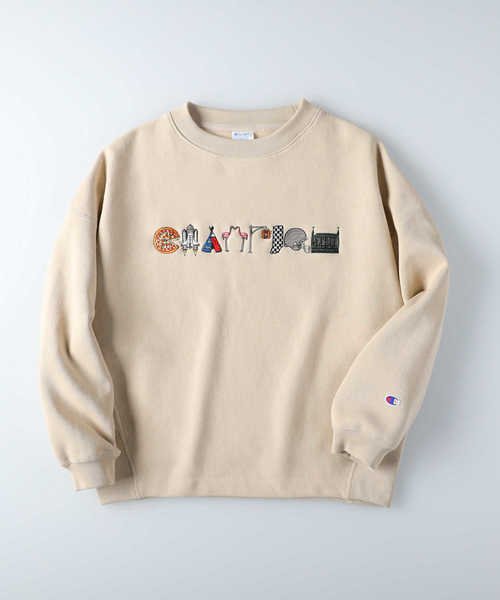 チャンピオン モチーフ刺繍トレーナー Champion Champion Magaseek