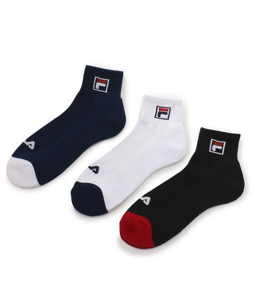 セール フィラ アイコンロゴソックス3足セット Fila Fila Magaseek