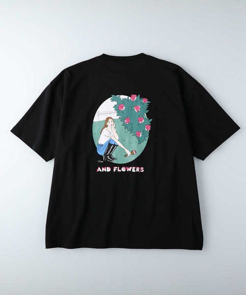 セール バックナンバー イラストプリントtシャツ トチハラユミ Back Number Back Number Magaseek