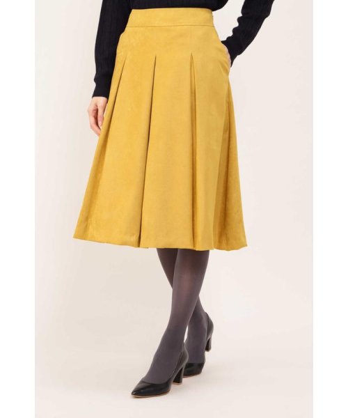 セール エルモザスエードボックスプリーツスカート ナチュラル ビューティー Natural Beauty Magaseek