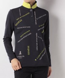 LANVIN SPORT(ランバン スポール)/【ECO】【サンスクリーン】長袖ポロシャツ【アウトレット】/ネイビー系