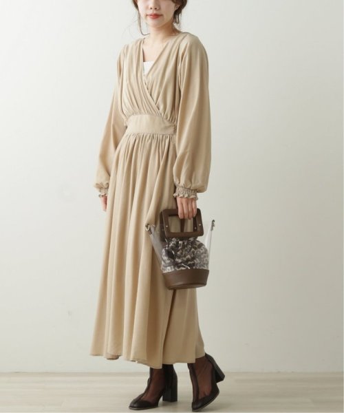 セール ワイドベルトカシュクールワンピース レイカズン Ray Cassin Magaseek