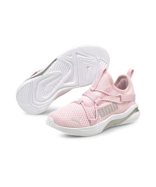 PUMA(プーマ)/キッズ リフト スリッポン POP PS スニーカー 17－21.5cm/PINKLADY-PUMAWHITE