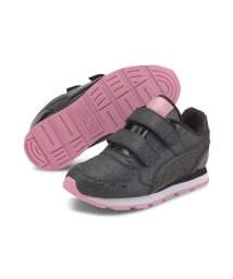 PUMA(プーマ)/キッズ ガールズ ビスタ グリッツ V PS スニーカー 17－21.5cm/PUMABLACK-BLACK-PALEPINK