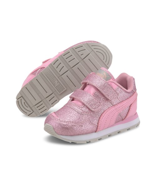 PUMA(プーマ)/ベビー ガールズ ビスタ グリッツ V INF スニーカー 12－16.5cm/PINK-PINK-PEACHSKIN-SILVER