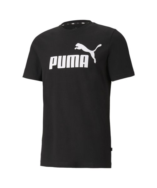 PUMA(PUMA)/メンズ ESS ロゴ 半袖 Tシャツ/PUMABLACK