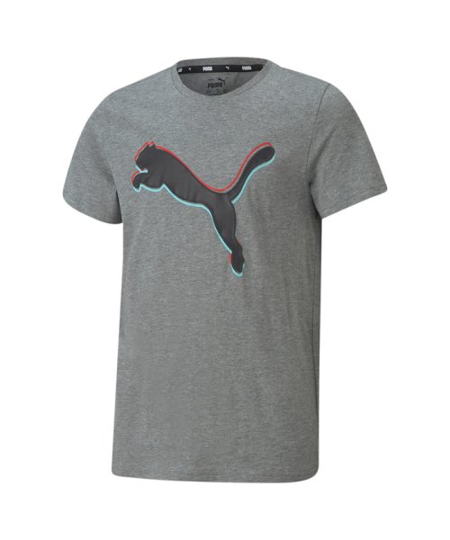 PUMA(プーマ)/キッズ ALPHA グラフィック Tシャツ 120－160cm/MEDIUMGRAYHEATHER