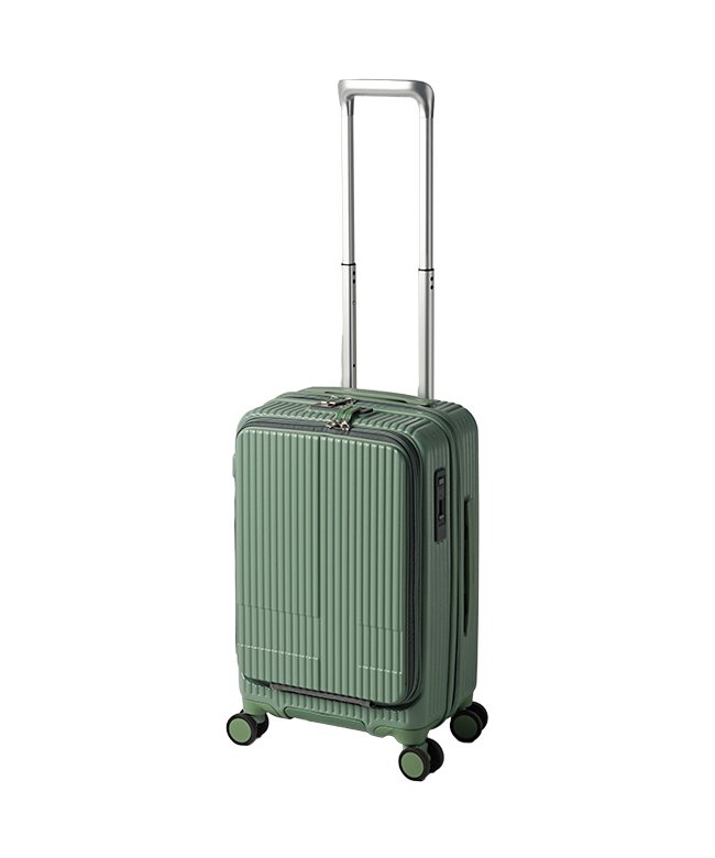 カバンのセレクション イノベーター スーツケース 機内持ち込み Sサイズ 38L フロントオープン 軽量 INNOVATOR INV50−2 ユニセックス グリーン フリー 【Bag & Luggage SELECTION】