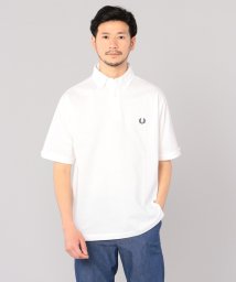 SHIPS MEN(シップス　メン)/【SHIPS別注】FRED PERRY: 抗菌・防臭 鹿の子 ボタンダウン ポロシャツ/ホワイト