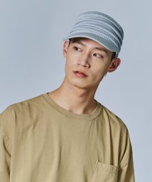 OVERRIDE(OVERRIDE)/OVERRIDE KNIT DRAPE CAP DEO/グレー