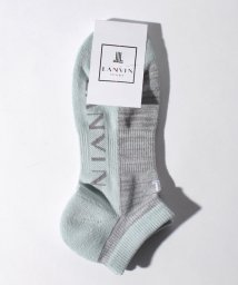 LANVIN SPORT(ランバン スポール)/ロゴデザインショート丈ソックス/グリーン系