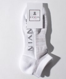 LANVIN SPORT(ランバン スポール)/ロゴデザインショート丈ソックス/ホワイト系 