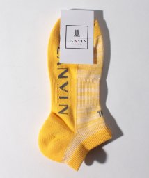 LANVIN SPORT(ランバン スポール)/ロゴデザインショート丈ソックス/イエロー系