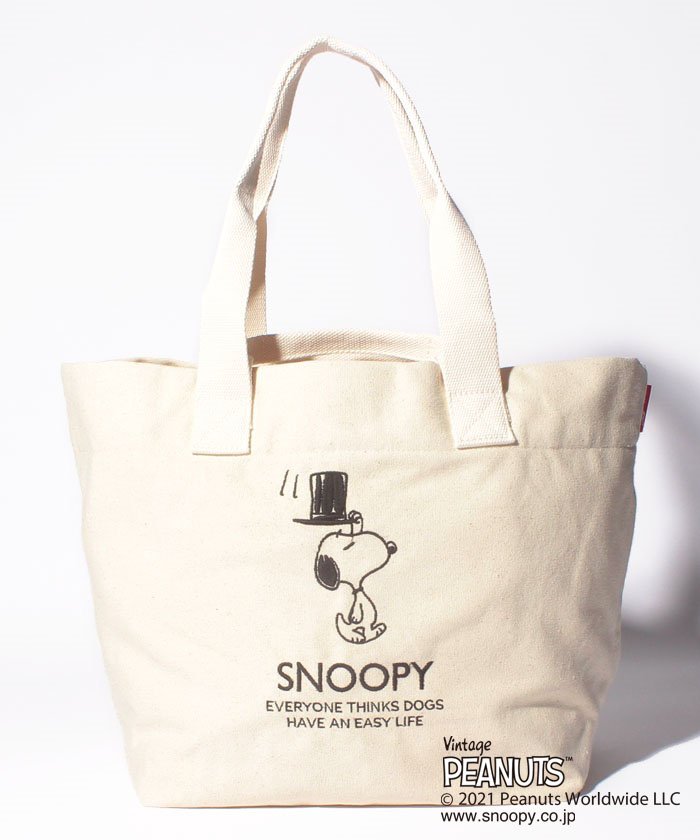 Snoopy キャンバス ２way トートバッグ Ip ｍｅｄ２wハンドル Peanuts 6m 8191 ｒｏｏｔｏｔｅ Rootote Magaseek