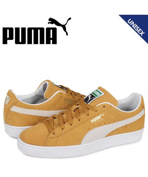 プーマ Puma スウェード クラシック スニーカー メンズ レディース スエード Suede Classic 21 マスタード 05 プーマ Puma Magaseek