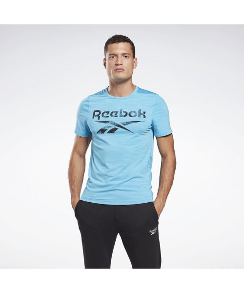 Reebok(Reebok)/ワークアウト レディ アクティブチル Tシャツ / Workout Ready Activchill T－Shirt/ブルー