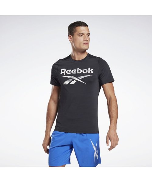 Reebok(リーボック)/ワークアウト レディ アクティブチル Tシャツ / Workout Ready Activchill T－Shirt/ブラック