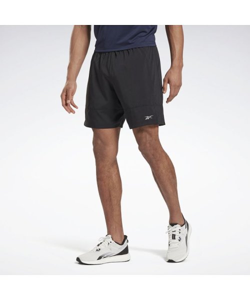 Reebok(リーボック)/ランニング エッセンシャルズ 7インチ ウーブンショーツ / Running Essentials 7－Inch Woven Shorts/ブラック