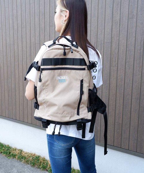 Dickies(Dickies)/USA EMB BACKPACK/ﾍﾞｰｼﾞｭ