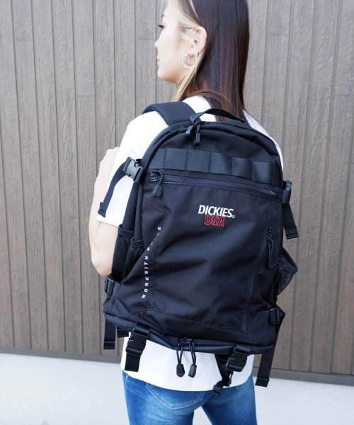 Dickies(Dickies)/USA EMB BACKPACK/ﾌﾞﾗｯｸ