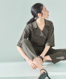 ティティベイト Titivate ウエストベルト付きシャツオールインワン Magaseek