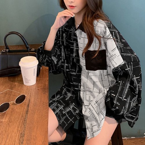 セール シャツブラウス チェック柄 レディース 長袖 チュニック 体型カバー カジュアル トップス バイカラー カーディガン ミニミニストア Miniministore Magaseek セール シャツブラウス チェック柄 レディース 長袖 チュニック 体型カバー カジュアル トップス バイカラー カーディガン ミニミニストア Miniministore Magaseek