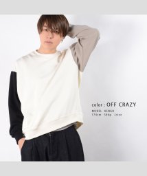 1111clothing(ワンフォークロージング)/◆引き揃え裏毛 ヘムライン ビッグトレーナー◆ ビッグシルエット トレーナー メンズ オーバーサイズ トレーナー レディース スウェット メンズ トレーナー 無/オフホワイト