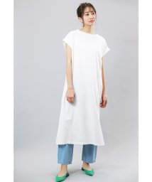 mili an deni(ミリアンデニ)/レディース ワンピース 綿100％ 半袖Tシャツ ワンピース/オフホワイト