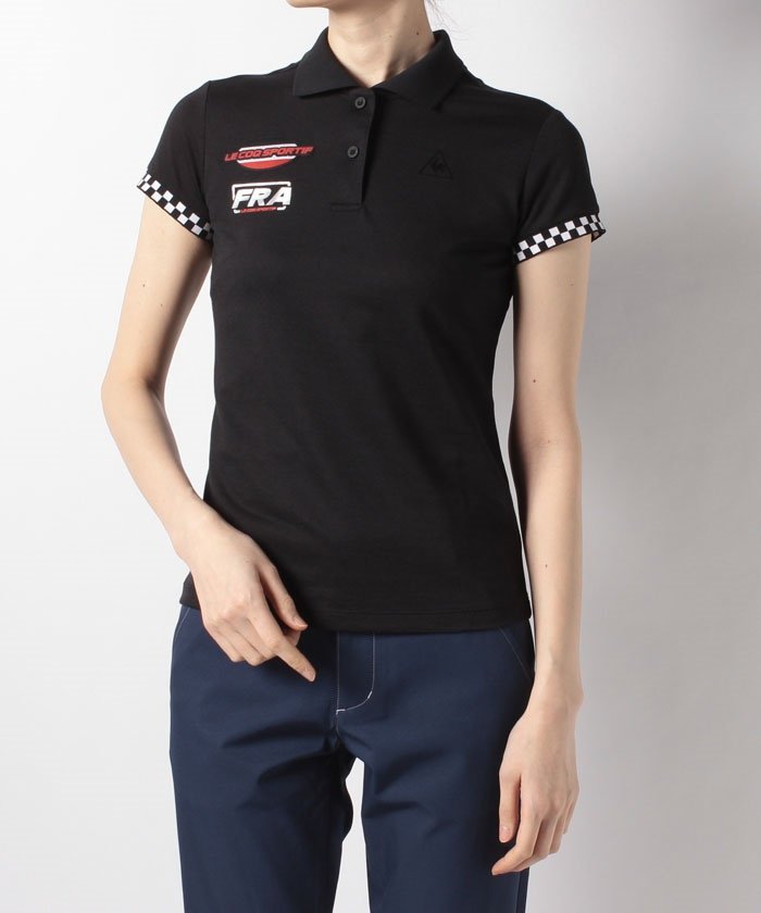 セール Rijoume チェッカーシルケット鹿の子半袖シャツ ルコックスポルティフ ゴルフ Le Coq Sportif Golf Magaseek