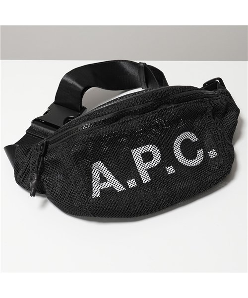 A.P.C.(アーペーセー)/PSAEU M62145 banane rebound ボディバッグ ベルトバッグ ウエストポーチ ロゴ 鞄 LZZ/NOIR メンズ レディース/ブラック系