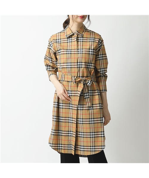 Burberry シャツワンピ - ワンピース