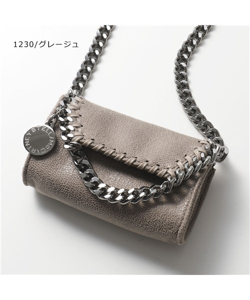 Stella McCartney(ステラマッカートニー)/700156 W9132 FALABELLA  ファラベラ マイクロバッグ エアーポッズケース クロスボディバッグ ミニポーチ ミニバッグ 鞄 レディース/グレージュ