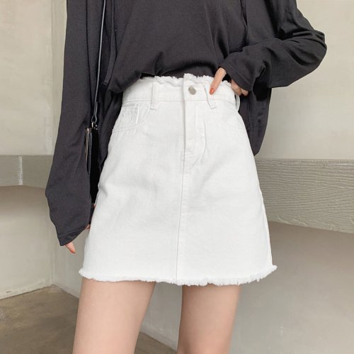 デニムスカート レディース ミニスカート Aラインスカート 春夏秋冬 台形スカート 韓国風 ミニミニストア Miniministore Magaseek