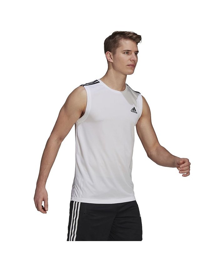 アディダス メンズ M D2m 3ストライプス タンクトップ アディダス Adidas Magaseek