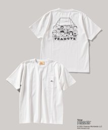 SHIPS MEN(シップス　メン)/【SHIPS別注】KELTY: 別注 PEANUTS プリント Tシャツ PKT/ホワイト