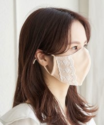 ROPE PICNIC PASSAGE(ロペピクニック パサージュ)/【Beauty Mask】サイドレースカラーマスク/ベージュ系（28）